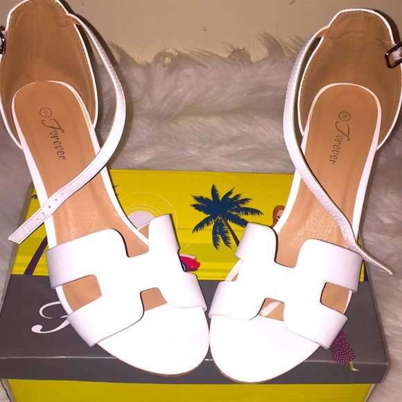 Forever Link Shoes - Forever Ankle Strap Wedge Heeled Dress Sandals